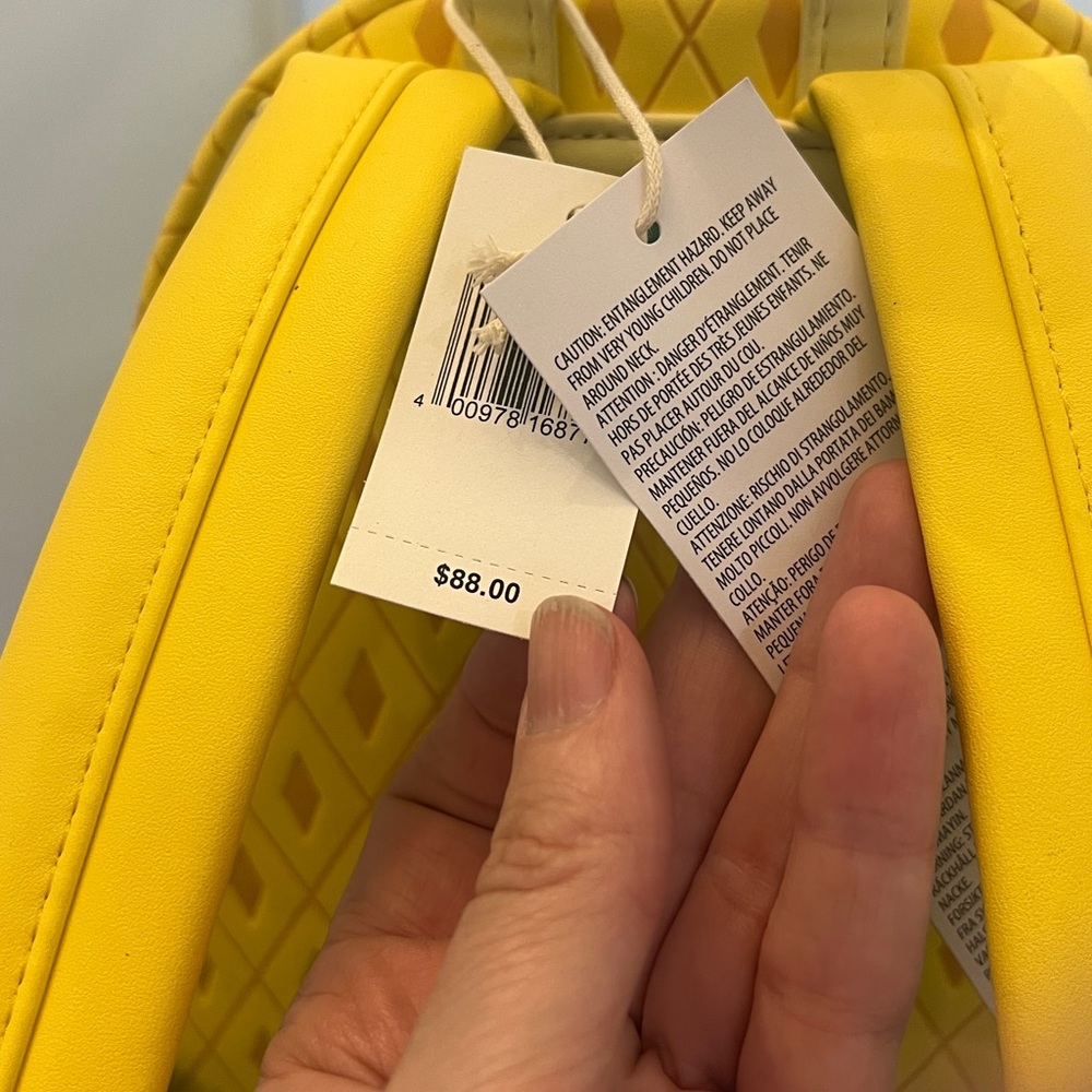 Loungefly Disney Parks Pineapple Swirl Dole Whip Mini Backpack - Picture 6 of 11